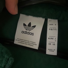 adidasジャージ上Sサイズの画像