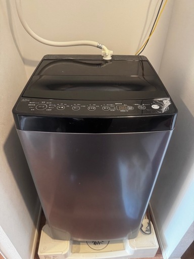 【美品】4.5kg 洗濯機 くろ黒