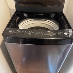 4.5kg 洗濯機 くろ黒の画像