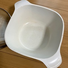 両手鍋 20cm   D＆S シャイニーセラミック　スクエアキャセロール の画像