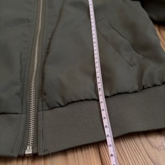 【130】ZIDDY MA-1カーキジャンパーの画像