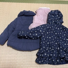 プチマイン羽織り2点とあったかベスト
の画像