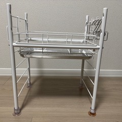 水切りラック シンク上 燕三条 水切りかご の画像