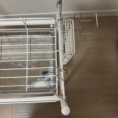 水切りラック シンク上 燕三条 水切りかご の画像