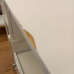 ★リユースのサカイつくば店★TK7348  レンジ台 ホワイト H119×D40×W75 クリーニング済みの画像