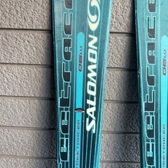 スキー板　ストック　ケース付の画像