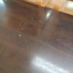 ★リユースのサカイつくば店★TK7350  ダイニングテーブル ブラウン H70×D80×W80 クリーニング済みの画像