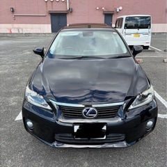 【希少】レクサスCT バージョンL 黒革 サンルーフ付の画像