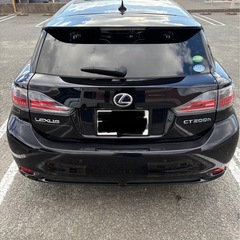 【希少】レクサスCT バージョンL 黒革 サンルーフ付の画像