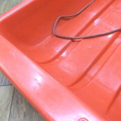 ソリ ジャンボソリ 大型ソリ ジャンボそり 全長 約91cm 中古 赤 レッド 札幌市 厚別区の画像