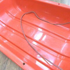 ソリ ジャンボソリ 大型ソリ ジャンボそり 全長 約91cm 中古 赤 レッド 札幌市 厚別区の画像