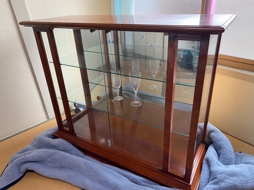 アンティーク調ガラスショーケース