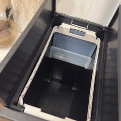 マットブラック ゴミ箱 大の画像