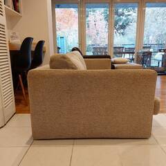 BoConcept｜3人掛けソファ｜中古｜汚れ・壊れあり（脚）｜ライトグレーの画像