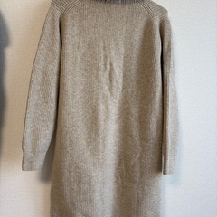 美品★UNIQLO　スフレヤーンワンピース　ニットワンピース　Sの画像