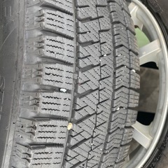 ⑥185/65R15ブリヂストンブリザックVRX2アルミ付きスタッドレスタイヤ、プリウス、PCD100、2024年モデルの画像
