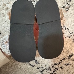 Accessories de Bebe ゴールド サンダル 15.0 ベベ　　花の画像