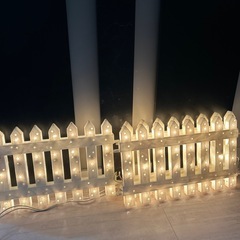 クリスマスライト　リース　オーナメントセットの画像