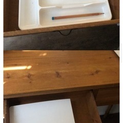 Salyu アンティーク調デスクの画像