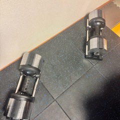 ライシン可変式ダンベル40kg2こ個セットの画像