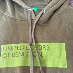 レディースパーカーL  グリーンの画像