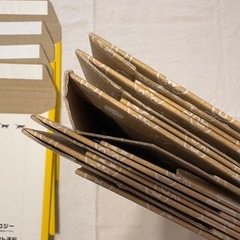 宅急便コンパクト　薄型　4枚　メルカリ　ゆうパケット用箱　5枚の画像