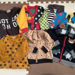 90-95cm パーカー 秋～冬服 まとめ売りの画像