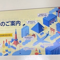 ANA株主優待　2025年度下期分の画像
