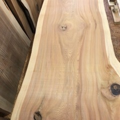 大特価 209cmサイズ 一枚板ダイニングローテーブル 高さ変更可 近場配送無料の画像