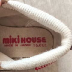ミキハウス　スニーカーの画像
