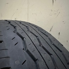 ハイエース トヨタ純正メッキホイール 夏タイヤ2019年製エコピア付の画像