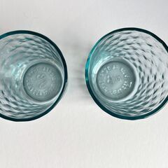 【未使用6客中2客】I-Lex ガラスタンブラー AB-4003-LB ライトブルーの画像