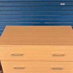 ナチュラル4段チェスト 2台あります　幅82×奥行42×高さ84cmの画像