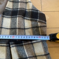 マタニティ／チェック柄ワンピース Mサイズの画像