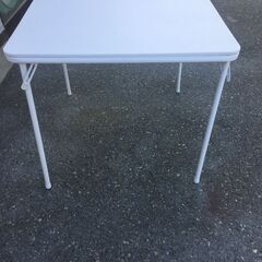 JM20450K) 折畳テーブル＜幅：約81cm 高さ：約70cm 奥行：約81cm＞中古品【取りに来られる方限定】　 の画像