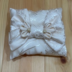 【プレ花嫁様へ】リングピロー&ウェディングベアの画像