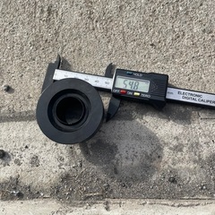 バイク用　アルミ　バッフル　サイレンサー　55π ブラック　汎用の画像