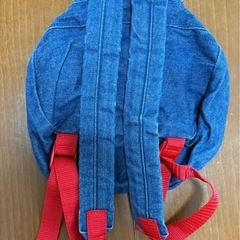 美品★MIKI HOUSE デニムリュック 子供用リュック ミキハウスの画像