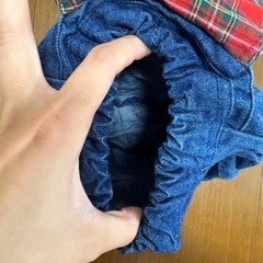 美品★MIKI HOUSE デニムリュック 子供用リュック ミキハウスの画像