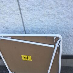 JM20450K) 折畳テーブル＜幅：約81cm 高さ：約70cm 奥行：約81cm＞中古品【取りに来られる方限定】　 の画像