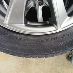 155.65.14タイヤ4本の画像