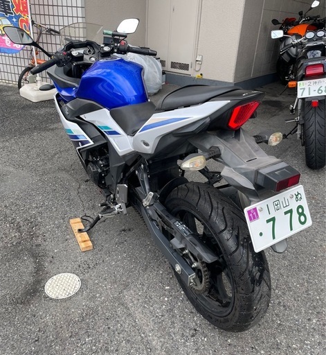 【売却決定】スズキ　GSX250R 実動　自賠責付(検索:CBR250RR YZF-R25 ニンジャ250