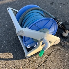 ホースリール/散水ホース（青）の画像