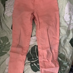 猫刺繍付きライトブルーパンツ他5点　サイズ130の画像