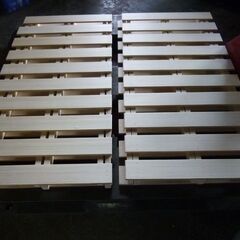 第1220回　スノコ　すのこ　取り放題　未使用　ベッド　ＤＩＹ素材　木材　エラー品　リフォームの画像