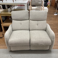 ジモティー限定価格！S788 ⭐ NITORI ニトリ 電動リクライニング2Pソファ 幅133cm USEDの画像