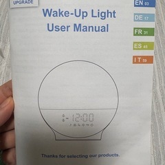 目覚まし ホワイトノイズライトセラピーランプ、サーキュラームードサッドセラピーランプ、睡眠障害を緩和する催眠音楽、スマートランプの画像