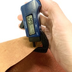 イタリア製牛ヌメ革　ブラウンの画像