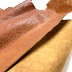 イタリア製牛ヌメ革　ブラウンの画像