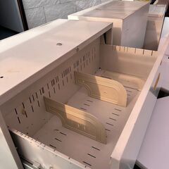 3段スチールBOXキャビネット（横90×高さ112×奥行45）引き取り限定の画像